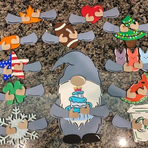 Download DIGITAL SVG FILE Interchangeable Gnome Seasonal Gnome | Etsy