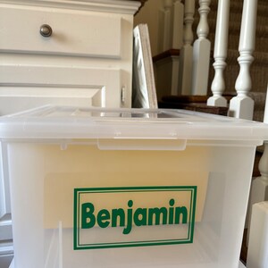 Kids File Box , Memory Box , Milestone Tote , School Organization ...