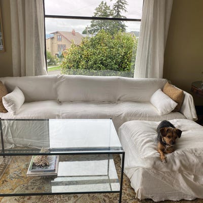 Custom Colours Set of Linen Fabric Samples/swatches-light/medium-linen ...