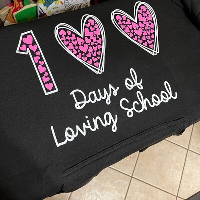 100 Days of School SVG 100 Days of Loving School SVG 100 - Etsy