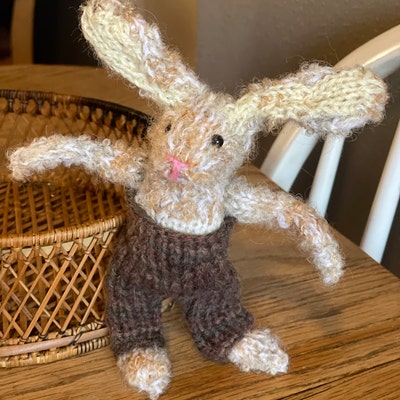 RABBIT DOLL Knitting Pattern - Etsy