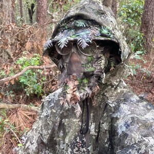 NWTF Mossy Oak Obsession 3D Leafy Camo Face Mask Bucket Hat