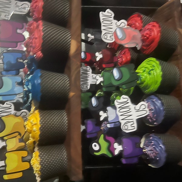 Among Us Cupcake Topper, Sticker, Party Decoration, Instant Download ...