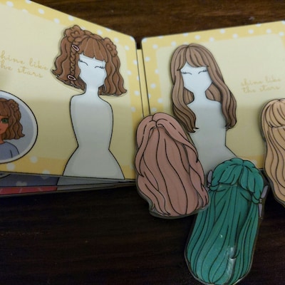 Hair Styles for Paper Dolls Printable Activities for Kids - Etsy