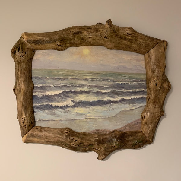 Handmade driftwood 16 x 20 picture frame etsy