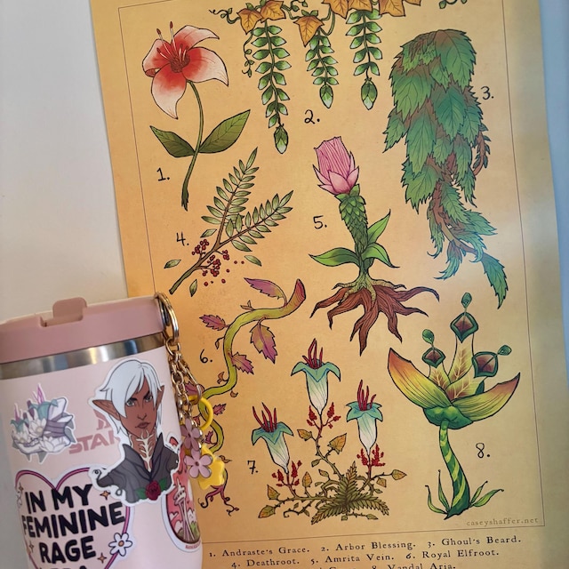 Flora of Elden Ring Prints - Etsy
