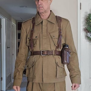 第二次世界大戦のアメリカ空挺軍ジャケット、M1942ジャンプスーツの