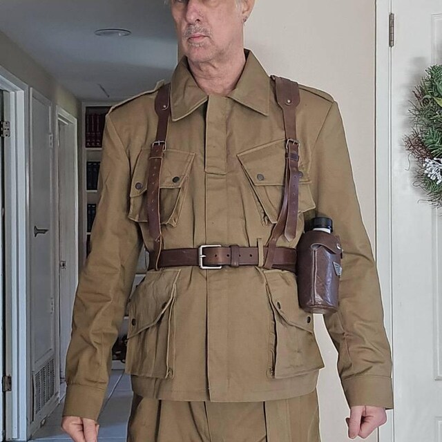 ww2　アメリカ軍M1942空挺部隊用ユニフォーム上下セット　レプリカ 第二次世界大戦のアメリカ空挺軍ジャケット、M1942ジャンプスーツの