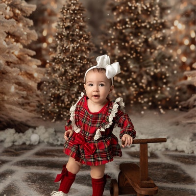 Christmas Romper Skirt Baby Romper, My 1st Christmas Photo Shoot Outfit ...