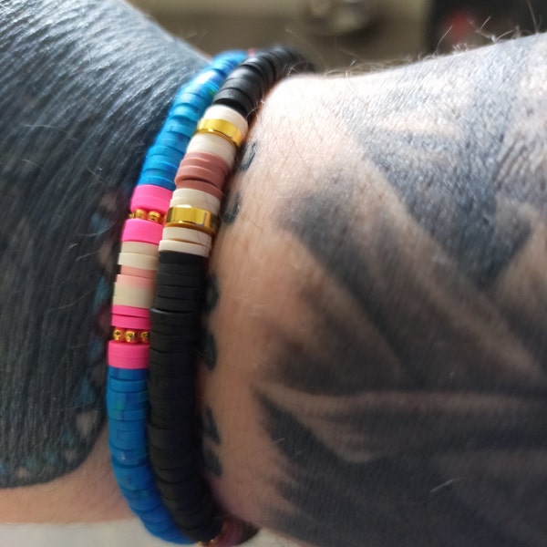 Lot De 4 Bracelets De Cheville Surfeur - Tissu Coloré, Imperméable, Ajustable | Pour Homme/femme, Plage, Festival