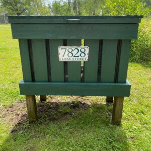 Rustic Address Sign, Farmhouse Decor, House Numbers, Street Sign ...