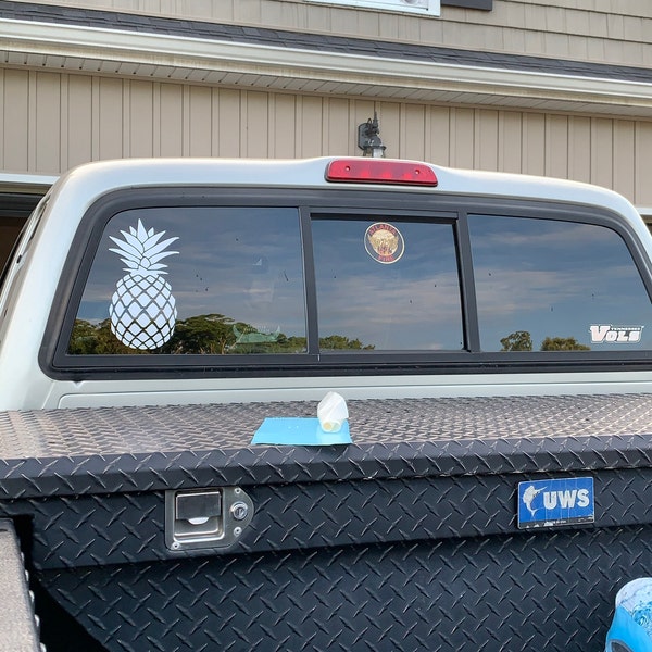 Pineapple Decal Vinyl Sticker Pineapple Car Decal Laptop Phone Bumper ...