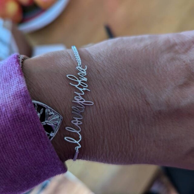 Handwriting Bracelet Custom Actual Handwriting Jewelry Signature Bracelet Memorial Personalized Keepsake Gift Mother s Gift BH01 Etsy