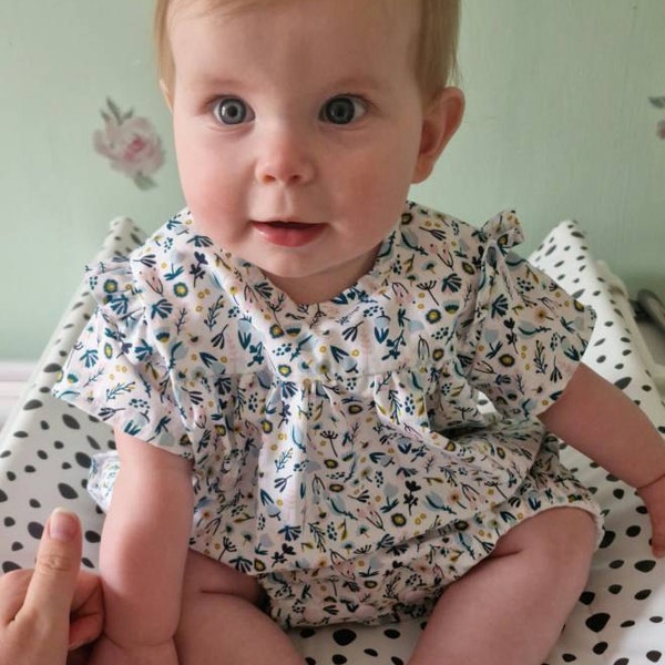 Baby Blue Stripe Bloomer