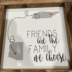 Friends GS 1005 Friendship sign Friend wood sign Wood Signs 