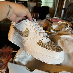 Bling Air Force1 •custom Bling Nikes•custom Air Force 1• - Etsy