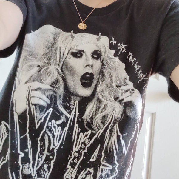 Party Monster Ringer Tee (Black) main image 1