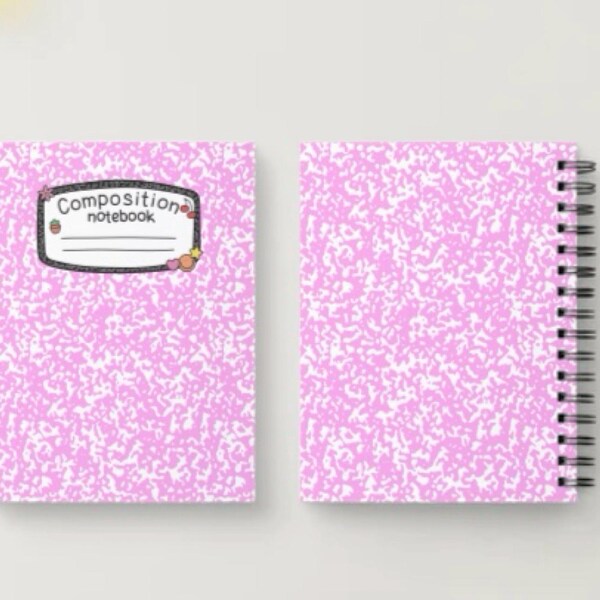 Composition Notebook SVG PNG, Label Svg, School Svg, Retro Trendy ...
