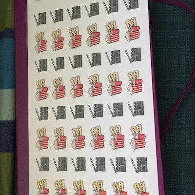 Movie Planner Stickers Cinema Stickers Planner Stickers Journal ...