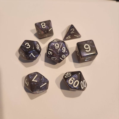 10-Piece Acrylic D6 Dice Set - 16mm Six-Sided Dotted Dice For Tabletop RPG Gaming