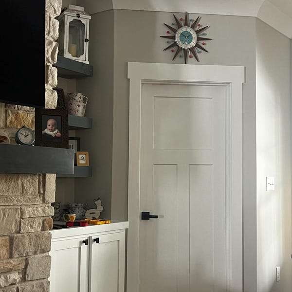 British Made 24 Inch Mid Century Style Starburst Clock by Royale 12 ...