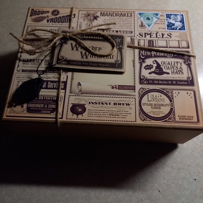 Wand Mystery Box Bath Bomb Gift Set Witchcraft Witch Wizard Dragon Egg ...