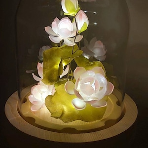 Handmade Goldfish Lotus Lamp, Koi Fish Lamp, Betta Fish Lamp, Fish ...