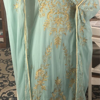 Sale Royal Abaya Evening Moroccan Dubai Bedded Kaftan Arabian Plus Size ...