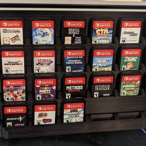 Nintendo Switch Dock Game Cartridge Holder Dock Add-on to Display 12 or 24  Games -  Sweden