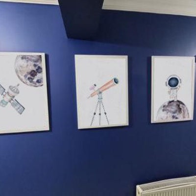 Space Nursery Prints,outer Space Printable Wall Art Set of 3 for ...