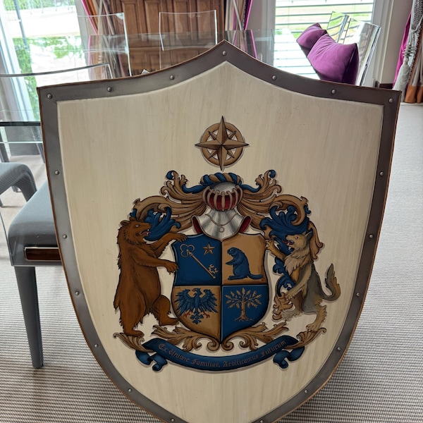 Family Crest Plaque Coat Of Arms Wall Plaque 22 X Photo Inspiration