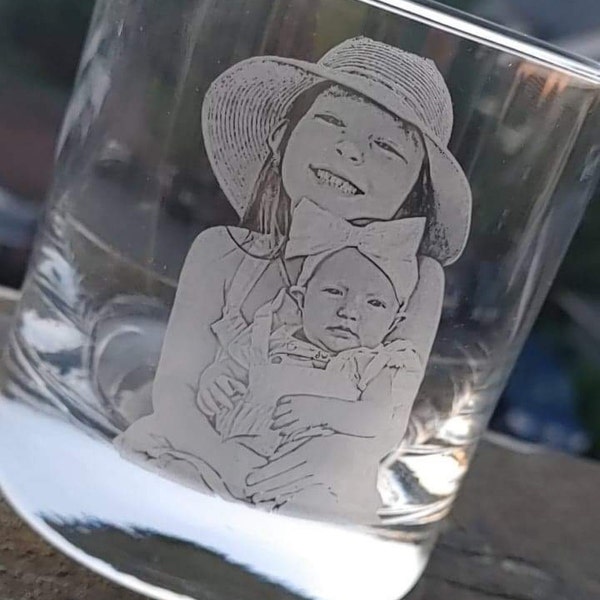 Father's Day Gift From Daughter Glass Fathers Day Gift, Dad Gift, Papa ...