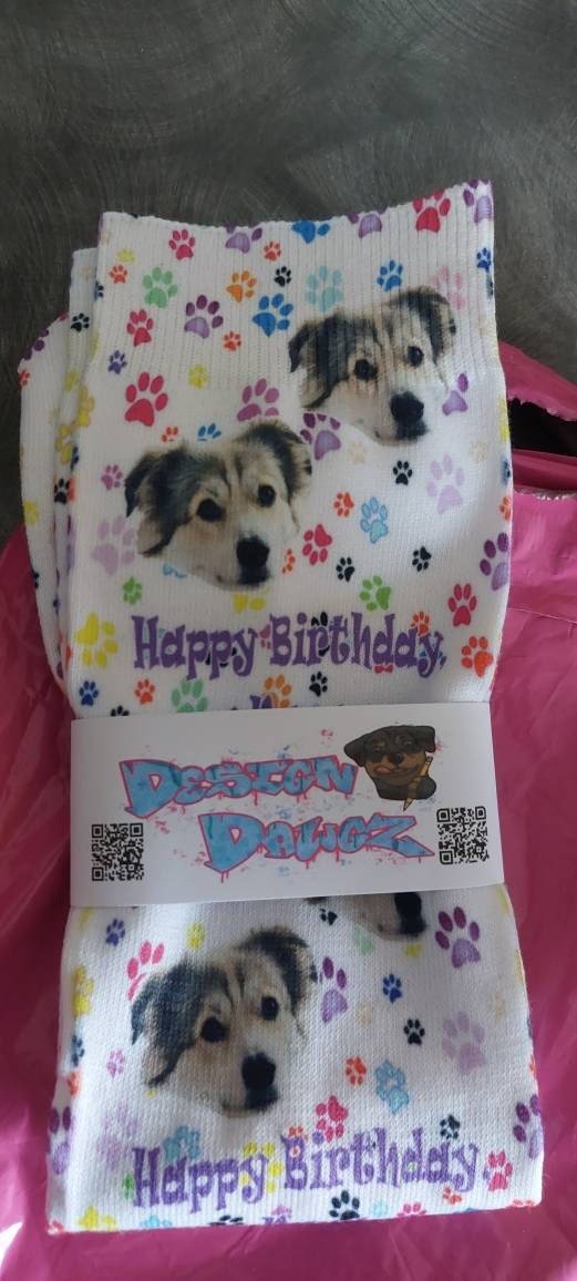 Photo Socks Custom Designs Personalised | Birthday, Valentines Christmas Anniversary Occasion Day | Kids & Adult Sizes