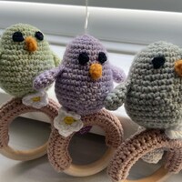 PATTERN Amigurumi Bird Rattle Amigurumi Pattern, Crochet Pattern, Baby ...
