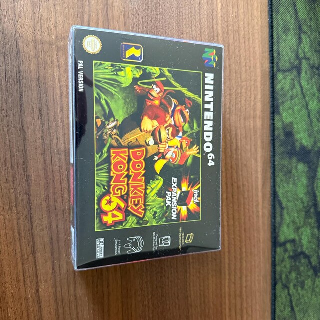 ドンキーコング64 N64 ボックスマニュアルトレイゲームは含まれてい