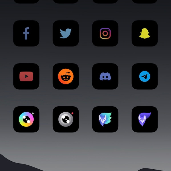 Ios Icon Pack for iPhone - 350 Icons! Gradient Icons | Custom Aesthetic ...