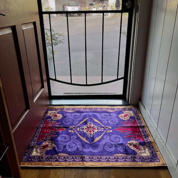 Aladdin Rug, Magic Rug, Aladdin Rug, Tale Magic Rug, for Living Room ...