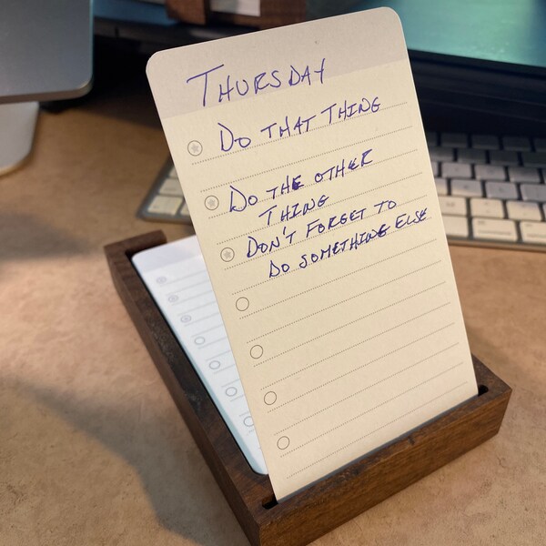 Card Holder for 5 X 3 Note Cards - Great for Holding Notes, or ...