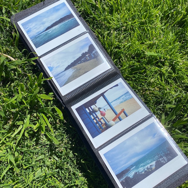 Instax Wide Photo Album for 20 Photos. for Fujifilm Instax Wide 300, 210,  200, 500AF, Fp-100c Photos. Personalized or Blank Cover. 