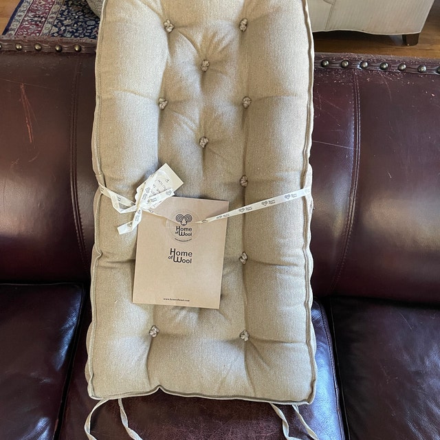 Wool Seat and Back Couch Cushions / All-natural, Free of