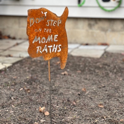 Don't Step on the Mome Raths Yard and Garden Stick Sign Alice in ...