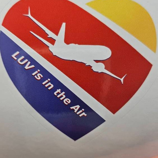 Next Flight Sticker Southwest Airlines Special Livery Airplane Stickers - Boeing 737 Kiss ...