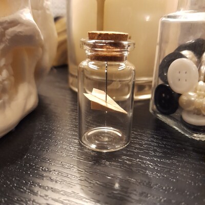 Miniature Message in a Bottle Scroll in a Jar Personalised - Etsy UK