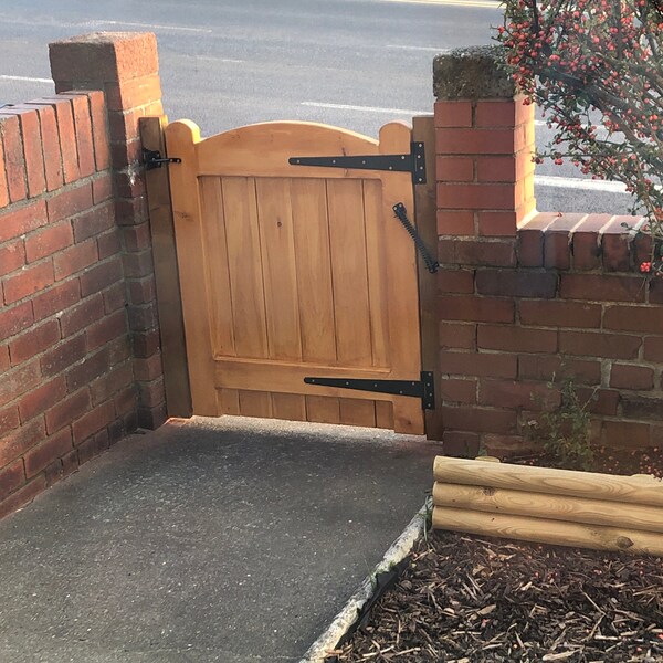 Archtop Cottage Style Timber Garden Gate Etsy UK