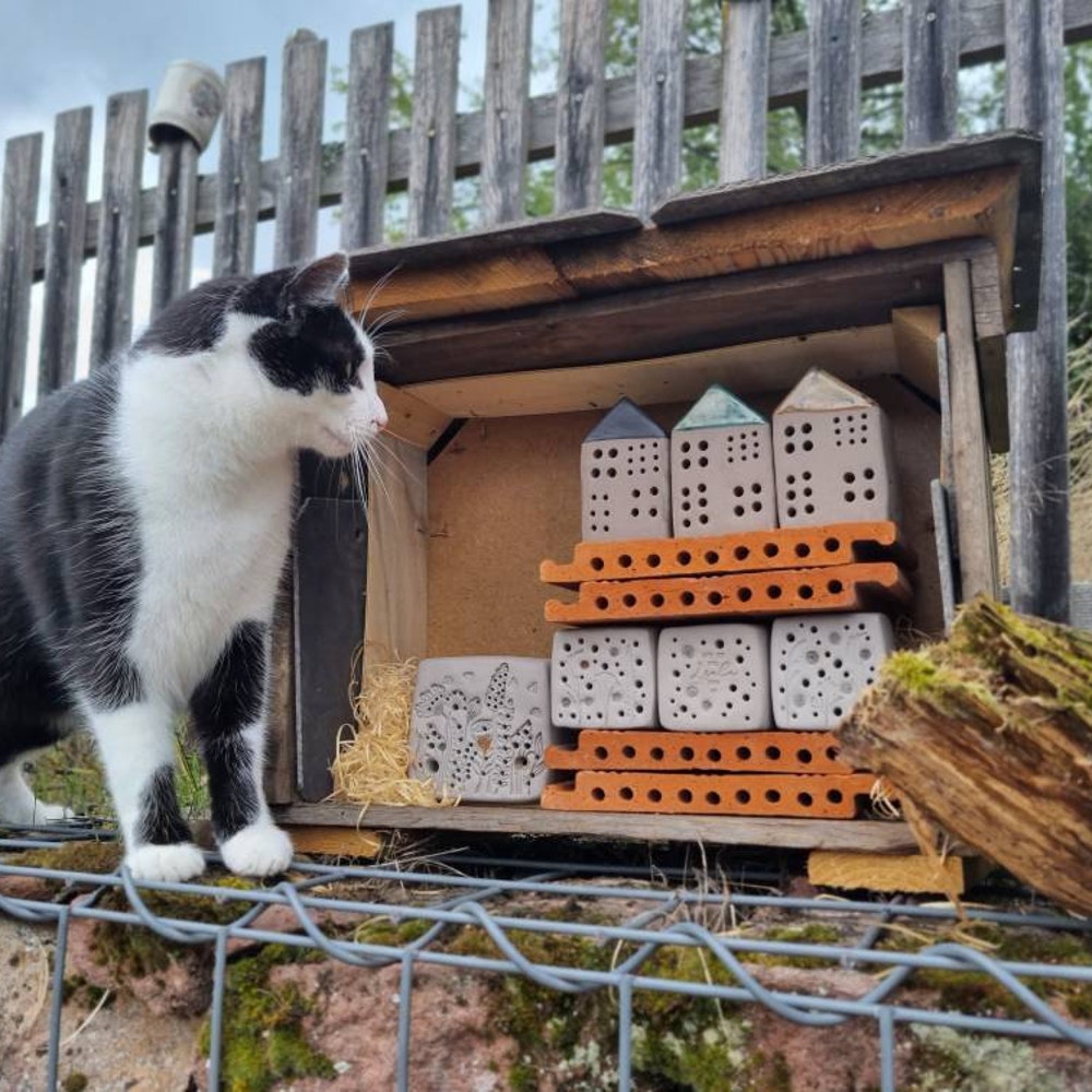 Bienensteinhäuschen Insektenhotel