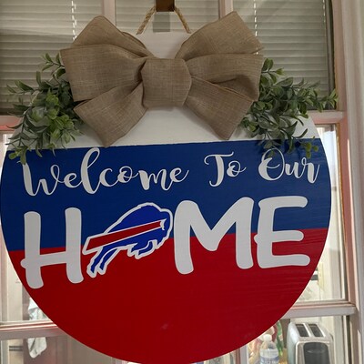 Buffalo Home Sign, Door Sign, Welcome Sign, Buffalo NY, Buffalo Decor ...
