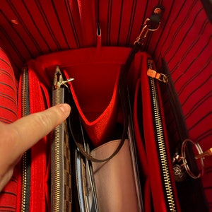  XYJG Purse Handbag Silky Organizer Insert Keep Bag Shape Fits LV  Neverfull PM/MM/GM Bags, Luxury Handbag Tote Lightweight Sturdy(Rose  pourpre, Neverfull GM) : Clothing, Shoes & Jewelry