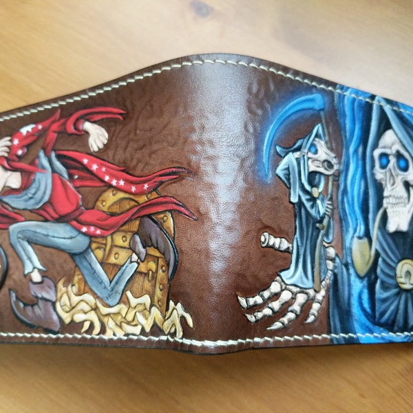 Fallout, Power Armor, Hand Tooled Wallet, Carved Wallet, Bifold Wallet ...