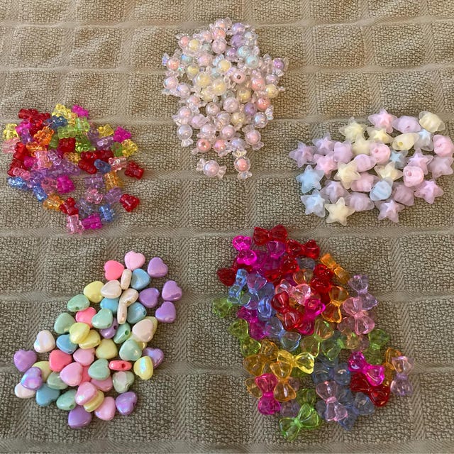 Star Beads For Acrylic Beads Amazon 200pcs AB Acrylic Beads For