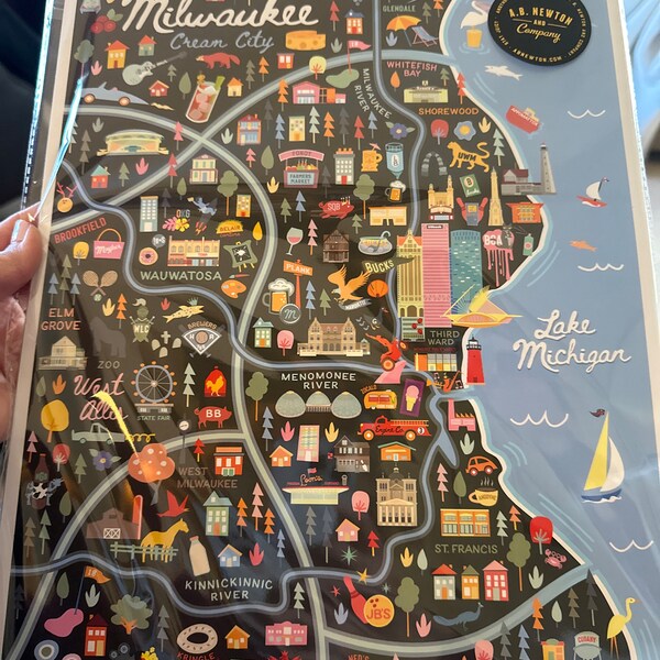 AMELIA ISLAND FL Map Art Wall Decor - Iap 600x600.5782285435 Iwyg48ib 